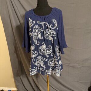 FORGOTTEN GRACE Blouse Size XL
